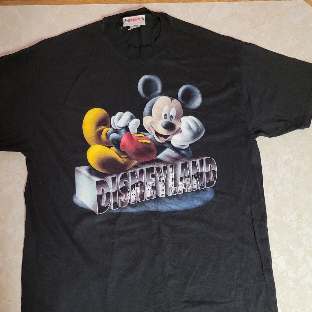 Disney Black and White Mickey Mouse Short Sleeve Tee